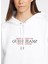 Beyaz Kadın Kapüşon Yaka Normal Kalıp Desenli Sweatshirt Gj Hood Os Amerıcan - Organıc Co/pl 3