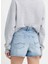 Yüksek Bel Mavi Kadın Denim Şort PL801112RH3 3