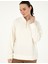 Ekru Regular Fit Modal Kumaş Sweatshirt 3