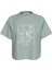 Mint Kadın Standart Baskılı T-Shirt Embroıdered Aw Relaxed Tee 1