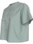 Mint Kadın Standart Baskılı T-Shirt Embroıdered Aw Relaxed Tee 2