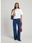 Beyaz Kadın Standart Düz T-Shirt PL505943 1