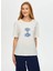 Ekru Kadın Comfort Fit T-Shirt US25TSH093 1