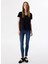 Siyah Kadın Standart T-Shirt TS1250070186 3