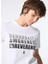 Beyaz Kadın Standart T-Shirt 8M1628 2