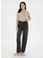 Bej Kadın Tam Balıkçı Slim Fit Düz Kazak Forge 4