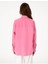 Açık Pembe Oversize Uzun Kollu Gömlek 5