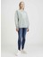 Mint Kadın Yuvarlak Standart Baskılı Sweatshirt Embroıdered Aw Oversızed Cn 1