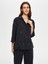 Yarım Patlı Taş Detaylı 3/4 Kol Modallı Bluz S25BLZ013 2