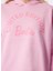 Pembe Kadın Kapüşonlu Oversize Baskılı Sweatshirt BRB4SL-SWT6086 6