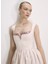 Leanne Saten Mini Elbise Toz Pembe 3