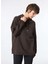 Kahve Kadın Yuvarlak Standart Baskılı Sweatshirt 101685-A21P/M28 3