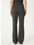 Koyu Gri Kadın Regular Fit Düz Pantolon 1092712 5