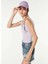 U Yaka Lila Kadın T-Shirt TS1220070421016 3