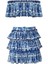 Helianthus Bleu Blanc Etek & Top Set 1