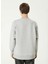 Gri Melanj Kadın Bisiklet Regular Fit Troklu Sweatshirt 1092339 6