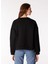 Siyah Kadın Bisiklet Rahat Taşlı Sweatshirt FC4WL-SWT0518 5