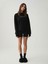 Pamuklu Normal Kalıp Oversize Günlük Siyah Sweatshirt 3
