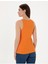 Turuncu Ex. Slim Fit Örme Bluz 5