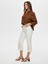 Paçası Kroşe Patch Detaylı Straight Fit Jean Caprı S25JCP006 3