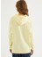 Sarı Pamuklu Oversize Fit Kadın Kapüşonlu Sweatshirtenjoy Oversıze Hoodıe W/pocket 4