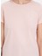 Pembe Baskılı Bisiklet Yaka Pamuklu Regular Fit Kadın T-Shirt Wınter Penguın 2