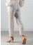 Belted Keten Pantolon Naturel / Çizgili 3