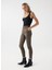 Koyu Yeşil Kadın Yüksek Bel Cropped Fit Denim Pantolon 21007052 3