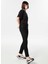Normal Bel Slim Paça Slim Straight Siyah Kadın Denim Pantolon T00000018009001 3