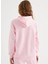 Pembe Pamuklu Oversize Fit Kadın Kapüşonlu Sweatshirtenjoy Oversıze Hoodıe W/pocket 4