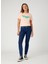 Bisiklet Yaka Somon Kadın T-Shirt W7N4D3P60 3