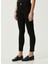 Normal Bel Dar Paça Slim Fit Siyah Kadın Denim Pantolon 1087450 2
