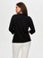 Önü Trok Taş Detaylı 3/4 Kol V Yaka T-Shirt S25TSH068 5