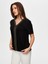 Gold Trok Taş Detaylı V Yaka Kısa Kol T-Shirt S25TSH069 3