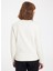 Ekru Bisiklet Yaka Pamuklu Regular Fit Kadın Sweatshirt Hygge Sweat 3