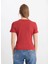 Bisiklet Yaka Açık Pembe Kadın T-Shirt W241600821-BISIKLET Yaka T-Shirt 5