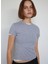 Gri Basic Pamuklu Slim Fit Tişört 1