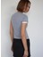 Gri Basic Pamuklu Slim Fit Tişört 3