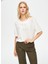 Ekru Kadın Normal T-Shirt U69560 2