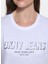 Bisiklet Yaka Baskılı Beyaz Kadın T-Shirt E22FBDNA 3
