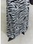 Beyaz Zebra Maxi Saten Etek 4