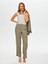 Önü Dikiş Detaylı Yırtmaçlı Wide Leg Fit Pantolon S25PNT009 1