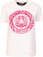 Bisiklet Yaka Baskılı Beyaz Kadın T-Shirt 74PBHF04 1