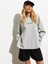 Gri Yırtmaçlı Sweatshirt 4