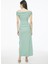 Mint Denias Slim Fit Yüksek Bel Midi Boy Etek 4