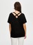 Yuvarlak Yaka Düşük Kollu T-Shirt B00003-1 2