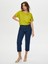 Paçası Dilimli Nakış Detaylı Straight Fit Tenselli Jean Caprı S25JCP004 1