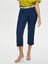 Paçası Dilimli Nakış Detaylı Straight Fit Tenselli Jean Caprı S25JCP004 2
