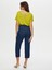 Paçası Dilimli Nakış Detaylı Straight Fit Tenselli Jean Caprı S25JCP004 3