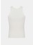 Ekru Daminas Slim Fit Bisiklet Yaka Sıfır Kol Bluz 2